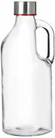 Amazon Brand - Solimo Silica Glass Milk Bottle, 1 Litre (Transparent)
