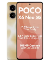 POCO X6 Neo 5G (Martian Orange, 128 GB) 