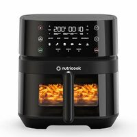 Nutricook Air Fryer, Touch Control Panel, Cook with Little or No Oil, 10 Preset Functions