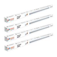 Bajaj Ivora 20W Led Tubelight , 2000 Lm Led Tubelight , Round Led Batten (White, Pack Of 4) 