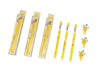 Crackles Magnetic Cartoon Design Gel Pen With Removable Topper Cap - Pack of 5