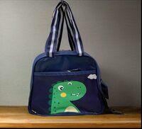 Crackles Cartoon Print Lunch Box Bag || Men Women and Kids || Bags for School, Picnic, Work, Carry Bag for Lunch Box || Easy Carry Lunch Bag, Random Color (Pack of 1)