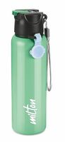 MILTON Sipstar 750 Stainless Steel Water Bottle with Sipper Lid, 690 ml water bottles, Single walled, Leak-Proof, Rust-free Steel Bottle, Easy Grip, Easy to Carry, Travel Bottle, Green