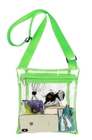 BigPlayer Women’s Clear Vinyl Cross-Body Purse