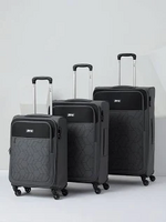 Wildcraft Set of 3 TReid orq Trolley Suitcases - Cabin, Medium & Large