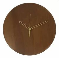 Crimson Knot Analog 24 cm X 24 cm Wall Clock  (Multicolor, Without Glass, Standard)