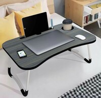  MITHILA Foldable multipurpose Table Wood Portable Laptop Table 