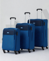Wildcraft Set of 3 Reid Torq Trolley Suitcases - Cabin, Medium & Large