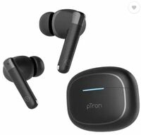 PTron Basspods P481- AI ENC HD Calls, 38hrs Playback, Deep Bass, Ergo-fit Buds Bluetooth  (Jet Black, In the Ear)