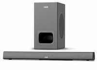 VW Sonic Bar | 120W Soundbar | 2.1 Channel Home Theatre | 5.25" Wired Subwoofer | Multiple Connectivity & Sleek Design (Black)