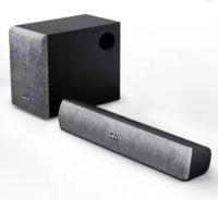 Mivi Fort S38 With Sub woofer, 38W, BT v5.3, Surround Sound 38 W Bluetooth Soundbar  (Black, 2.1 Channel)