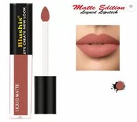 BLUSHIS High Defination Smudge proof Waterproof Long lasting Liquid matte Lipstick Non Transfer Matte Melt Mini Liquid Lip Colour  (COFFEE BROWN, 3.5 ml)
