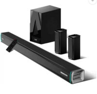 boAt Aavante Bar 5400D w/ Dolby Audio, Wireless Satellites 550 W Bluetooth Soundbar (Black, 5.1 Channel)