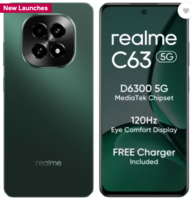 Realme C63 5G Charger in the Box (Forest Green, 128 GB)  (8 GB RAM)