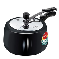 Pigeon 3L Black Aluminium Heat Resistant Induction bottom Pressure Cooker