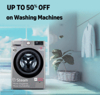 Explore Washing Machines Upto 55% Off + Upto 10% Off on Bank Offers (Axis, HDFC, One)