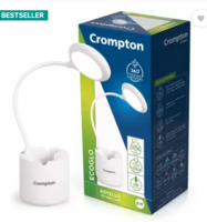 Crompton Rovello Table Lamp  (25 cm, White)