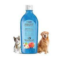 Lozalo Fruit Pet Shampoo 200 Milliliter, Mix Fruit | Ph Balanced, Paraben Free Conditioning Shampoo for Dogs & Cats of All Breeds | Brightening with Shikakai Extract 