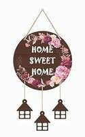 SAF Home sweet Home Wall Hanging| Wooden Art Decoration Item| Decorative Wall Hanging| Home Décor| Home| Office| Modern Art| Pack of 1 |WH-221 