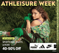 Amazon Athleisure Week Upto 50% Off on Puma,Blissclub & More (23rd Jan - 2nd Feb)