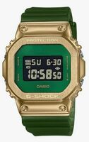 Casio G-Shock GM-5600CL-3DR Gold IP Green Digital Dial Translucent Green Resin Strap Men's Watch Shock and 200M Water Resistant G1437