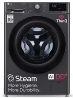 LG 9 kg 5 Star with AI Direct Drive, Wi-Fi Enabled Fully Automatic Front Load Washing Machine  (FHP1209Z5M)