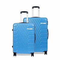 Luggero -Eternal Light-Weight & Durable Polycarbonate Sky Blue Unisex Hard Luggage