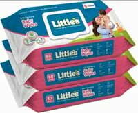Grocery - Little's Soft Cleansing Baby Wipes with Aloe Vera, Jojoba Oil and Vitamin E, Lid Pack  (240 Wipes) + more (location specific)