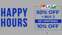 Jack & Jones Happy Hours Sale Flat 50% off + Buy 2 Get Additional 10% off + Kotak bank offer