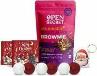 Open Secret Valentine's Gift Hamper | Combo of 10 Items | Chocolate Almond Brownie | Employee Gifting | Gift Hamper including decor ornaments and merchandise | Home Decor 