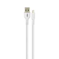 FRONTECH 17W / 3.4A Super Fast Charging 1M PVC USB to V8 Data Cable for Smartphones, Tablets, Laptops & other Micro USB V8 Devices, Charging and Data Sync (1039 - White)