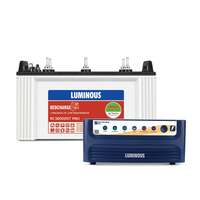 Luminous Inverter & Battery Combo r Sine 800 Pure Sine Wave 700VA/12V Inverter with RC18000ST PRO Short Tubular 150Ah Battery 