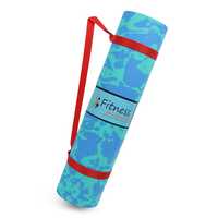 Fitness Mantra® 4mm Anti-Slip Marble Design Yoga Mat with Carrying Strap for Men & Women 