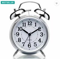 SeaRegal Analog Silver Clock