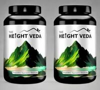 Height Veda Natural Supplement for Height Increase Plant-Based Protein  (200 g, Plain)