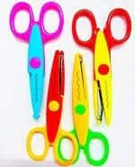 ECLET Paper Zig Zag Scissors (Pack of 4)