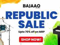 Bajao Republic Day Sale : Upto 70% Off on MRP (Deals with Upto 91% Off) + Extra 5/8/10/20% Discount Coupon)