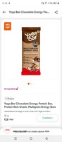 yoga bar chocolate protein bar at Rs.28 area specific 