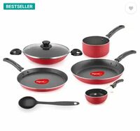 Pigeon Favourite Gift Non-Stick Coated Cookware Set  (Aluminium, 7 - Piece)