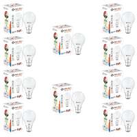 Bajaj Ivora Hb Led Lamp 9W Cdl Cool Daylight | Energy Efficient | Environment Friendly | Ir, Uv Free | 3.5 Kv Surge Protection | Led B22 Bulb For Home | (Pack Of 10) | 1 Yr Warranty