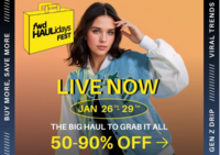 Myntra fwd HAULidays Fest 50-90% off + Extra 400 off + Bank offers [App / m-site / mobile web]  (26-29 Jan)
