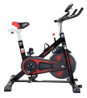 Lifelong LLF45 Fit Pro Spin Fitness Bike with 6Kg Flywheel, Adjustable Resistance, LCD Monitor and Heart Rate Sensor for Fitness at Home; Home Workouts (1 Year Warranty, Max Weight: 120 kg)