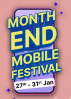 Month End Mobile Fest Upto 40% Off + Bank Offer (27-31 Jan)