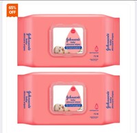 @196 (65% off) Johnson & Johnson Johnsons Baby Wipes (72 wipes x 2)  