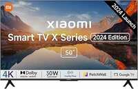 Xiaomi 125 cm (50 inches) X Series 4K LED Smart Google TV L50MA-AUIN (Black)