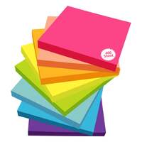 OFIXO Colorful 400 Sheets Memo Pad Note N Times Post Note Paper Free Stickers Post Sticky Notes Stationary (Multicolor)