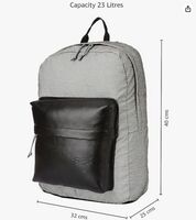F Gear Emprise 23L Backpack | 1 compartment| 1 Pkt| Inner Sleeve| lightweight | 1 Bottle Pkt| Gifts for Men Women Boys Girls Adults Casual/College/School/Corporate/Office/Travel Bag