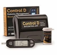 Control D Diabetes Care Kit Glucometer  (Black)