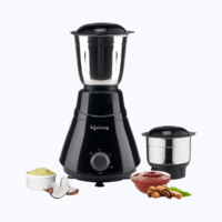 Lifelong Llmg202 Mixer Grinder 500W With 2 Jars (Liquidizing, Chutney Jar) Stainless Steel Blades