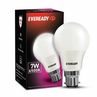 Eveready 7W LED Light Bulb | No Mercury Content & No UV Radiation | With 700 Lumens Light Output| 100 Lumens Per Watt | Cool Day Light (6500K) b22d